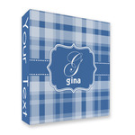 Plaid 3 Ring Binder - Full Wrap - 2" (Personalized)