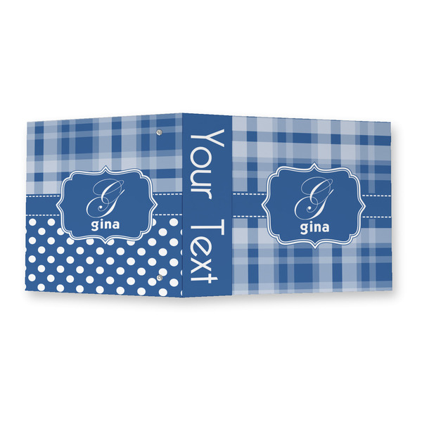 Plaid 3 Ring Binders - Full Wrap - 2" - OPEN OUTSIDE