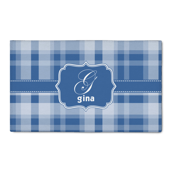 Custom Plaid 3' x 5' Indoor Area Rug (Personalized)