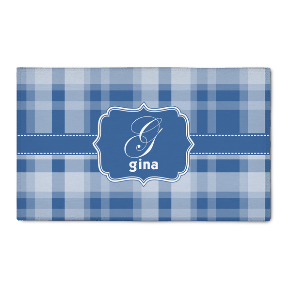 Custom Plaid 3' x 5' Patio Rug (Personalized)