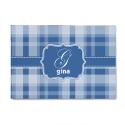 Plaid 4' x 6' Patio Rug (Personalized)
