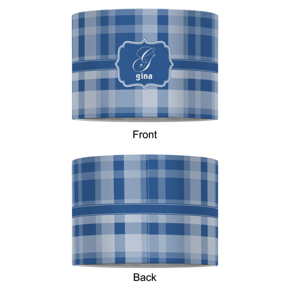 Plaid 8" Drum Lampshade - APPROVAL (Fabric)