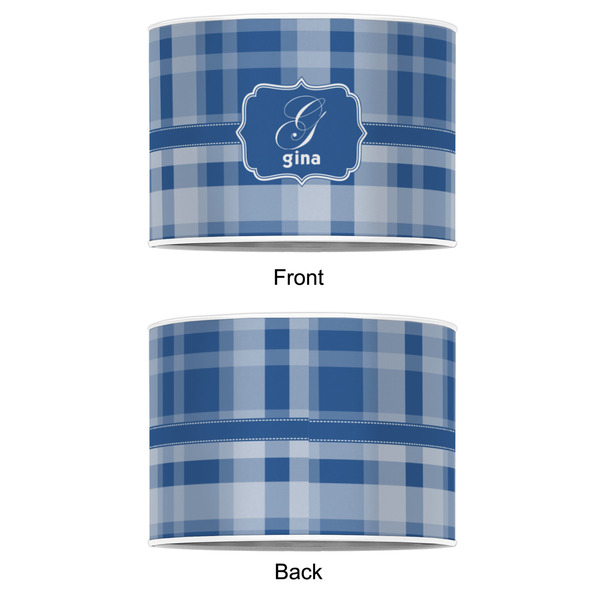 Plaid 8" Drum Lampshade - APPROVAL (Poly Film)