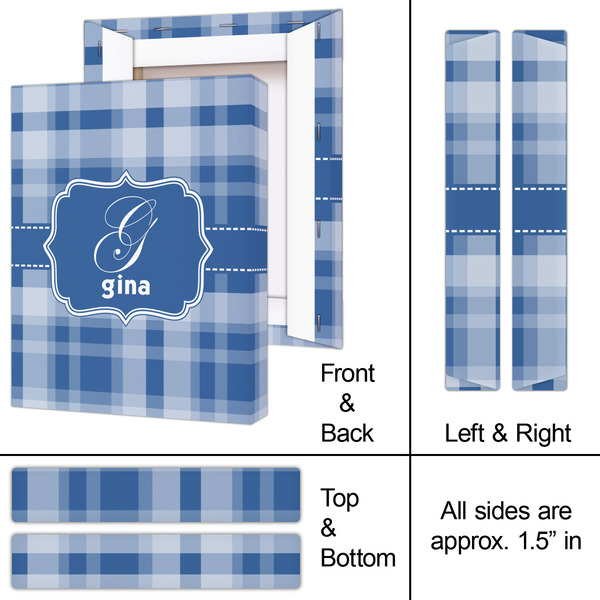 Plaid 8x10 - Canvas Print - Approval