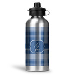 Plaid Water Bottle - Aluminum - 20 oz (Personalized)