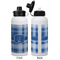 Plaid Aluminum Water Bottle - White APPROVAL