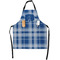 Plaid Apron With Pockets w/ Name and Initial