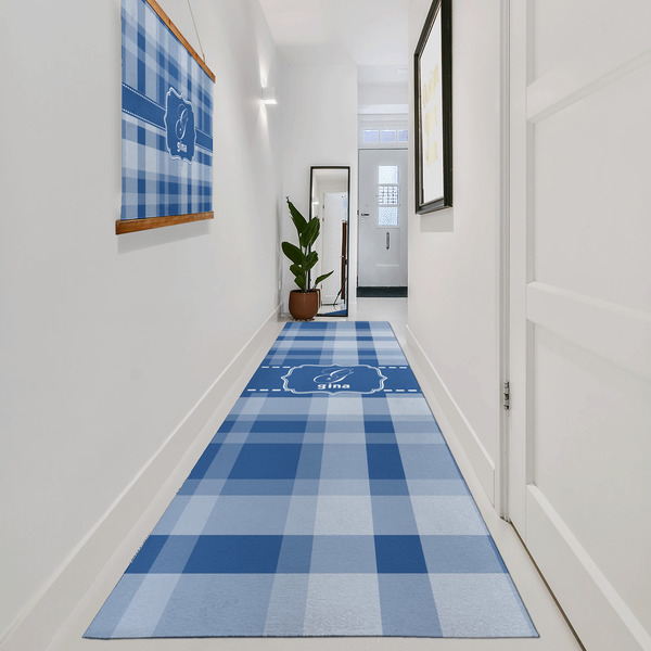 Plaid Area Rug Sizes - In Context (vertical)