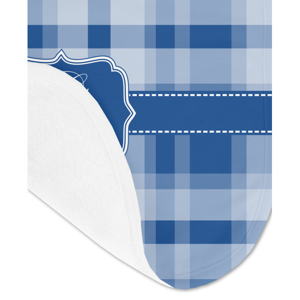 Plaid Baby Bib - AFT detail
