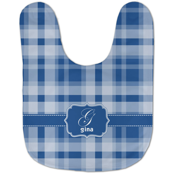Plaid Baby Bib - AFT flat
