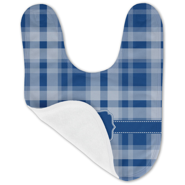 Plaid Baby Bib - AFT folded