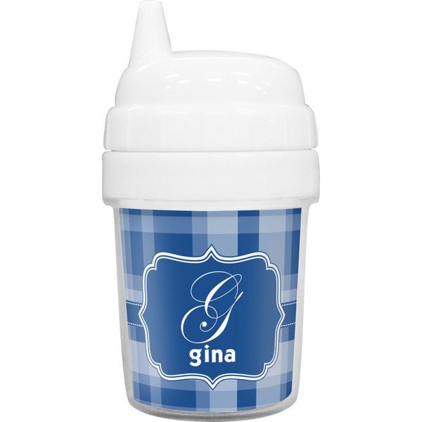 Custom Plaid Baby Sippy Cup (Personalized)