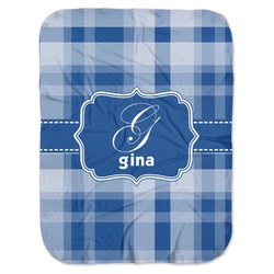 Plaid Baby Swaddling Blanket (Personalized)