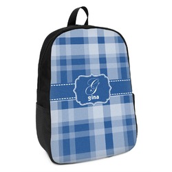 Plaid Kids Backpack (Personalized)