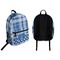Plaid Backpack front and back - Apvl