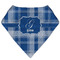 Plaid Bandana Bib (Personalized)