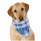 Plaid Dog Bandana Scarf w/ Name and Initial