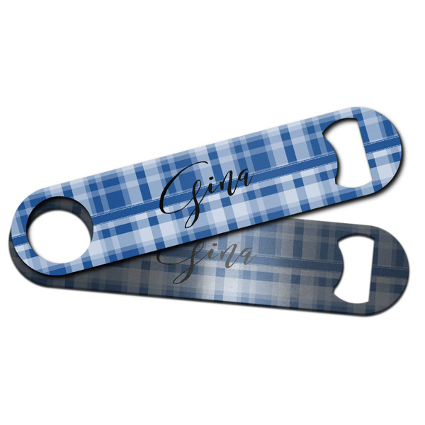 Plaid Bar Bottle Opener - Main