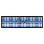 Plaid Bar Mat - Large (Personalized)