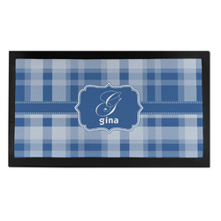 Plaid Bar Mat - Small (Personalized)