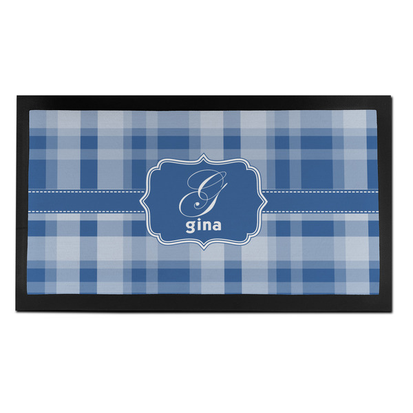 Custom Plaid Bar Mat - Small (Personalized)