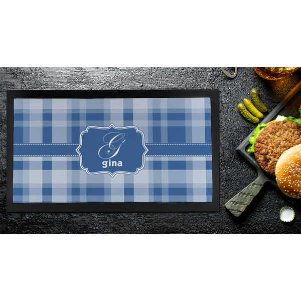 Plaid Bar Mat - Small - LIFESTYLE