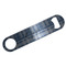 Plaid Bar Bottle Opener - Silver w/ Name and Initial