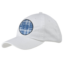 Plaid Baseball Cap - White (Personalized)