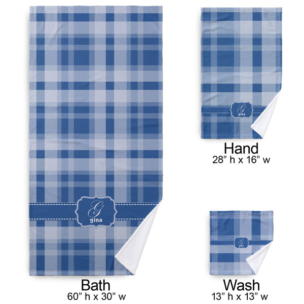 Plaid Bath Towel Sets - 3-piece - Approval