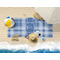Plaid Beach Towel Lifestyle