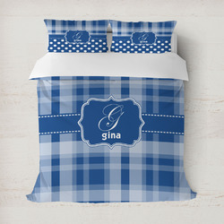 Plaid Duvet Cover (Personalized)