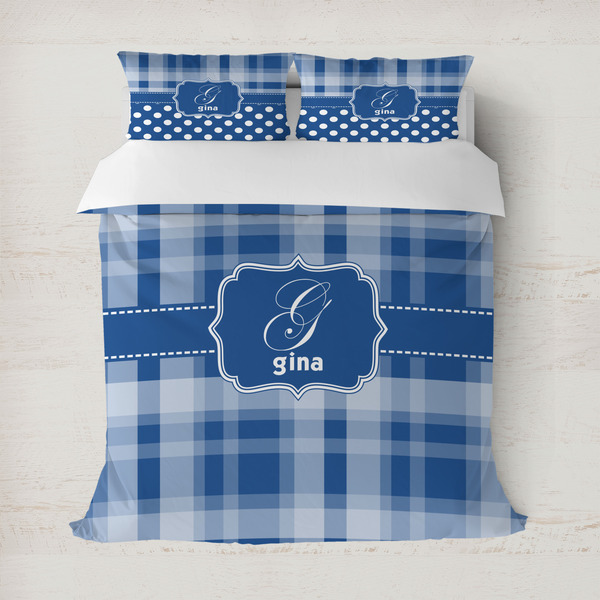 Custom Plaid Duvet Cover (Personalized)