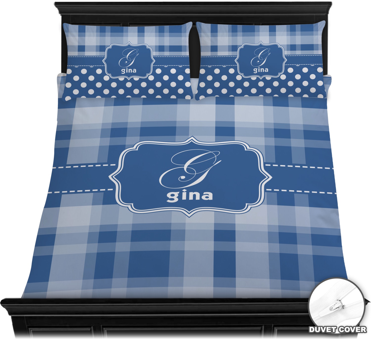 Plaid Duvet Covers Personalized Youcustomizeit