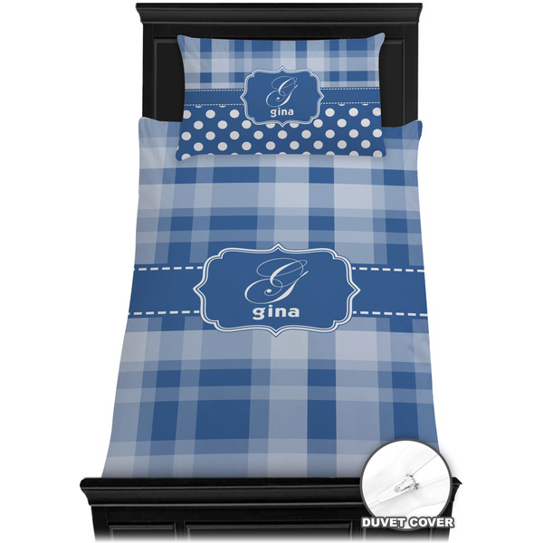 Plaid Bedding Set (TwinXL) - Duvet