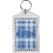 Plaid Bling Keychain (Personalized)