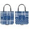 Plaid Canvas Tote - Front and Back