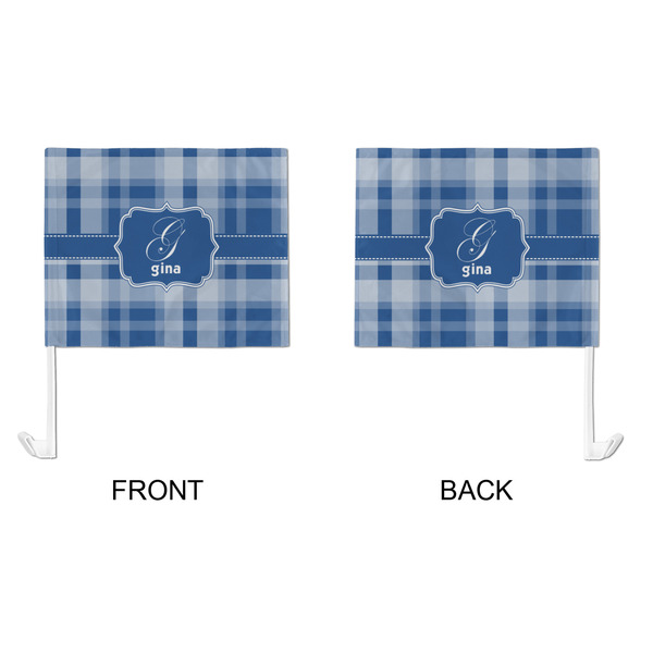 Plaid Car Flag - Large - APPROVAL