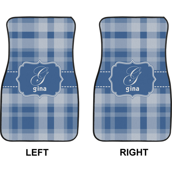 Plaid Car Mat Front - Approval