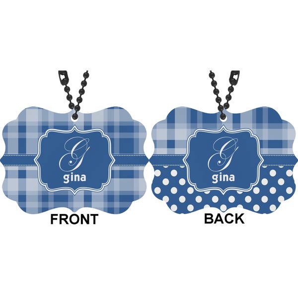 Plaid Car Ornament (Approval)