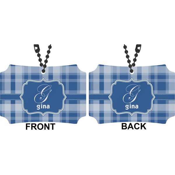 Plaid Car Ornament - Berlin (Approval)