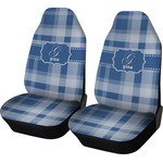Plaid Car Seat Covers (Set of Two) (Personalized)