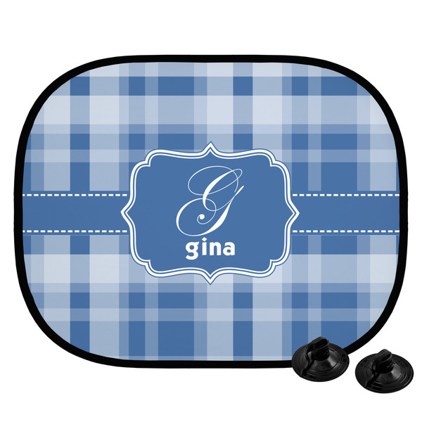 Custom Plaid Car Side Window Sun Shade (Personalized)