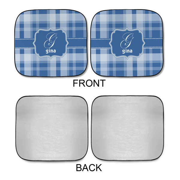Plaid Car Sun Shades - APPROVAL