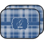 Plaid Car Floor Mats (Back Seat) (Personalized)