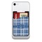 Plaid Cell Phone Credit Card Holder w/ Phone