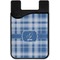 Plaid Cell Phone Credit Card Holder