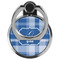 Plaid Cell Phone Ring Stand & Holder - Front (Collapsed)