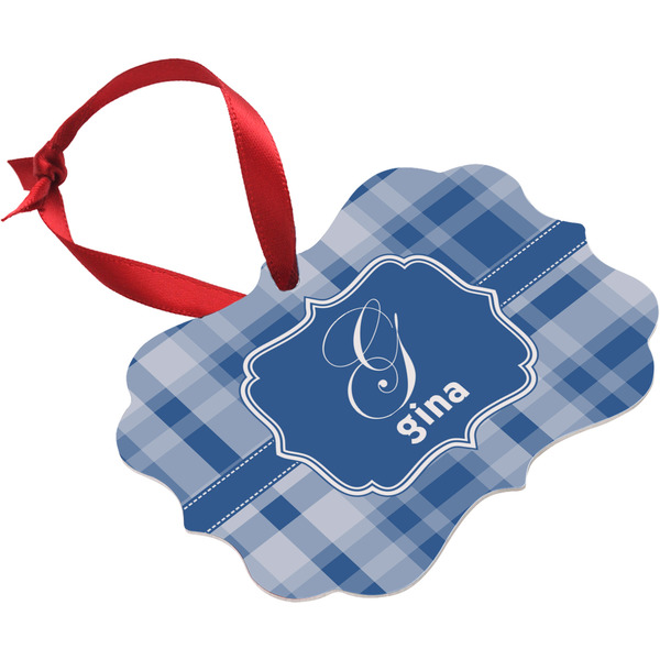 Plaid Christmas Ornament