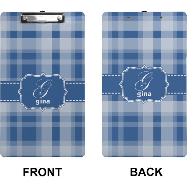 Plaid Clipboard (Legal) (Front + Back)