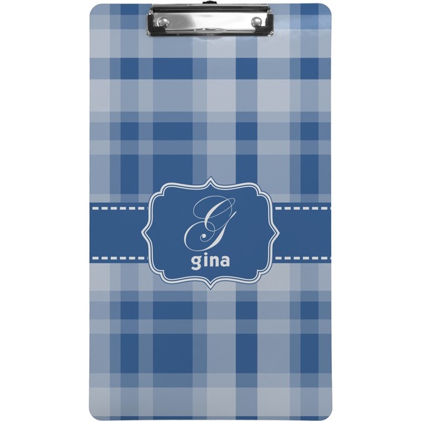 Custom Plaid Clipboard (Legal Size) (Personalized)